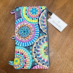Vera Bradley pencil pouch sunny medallion print